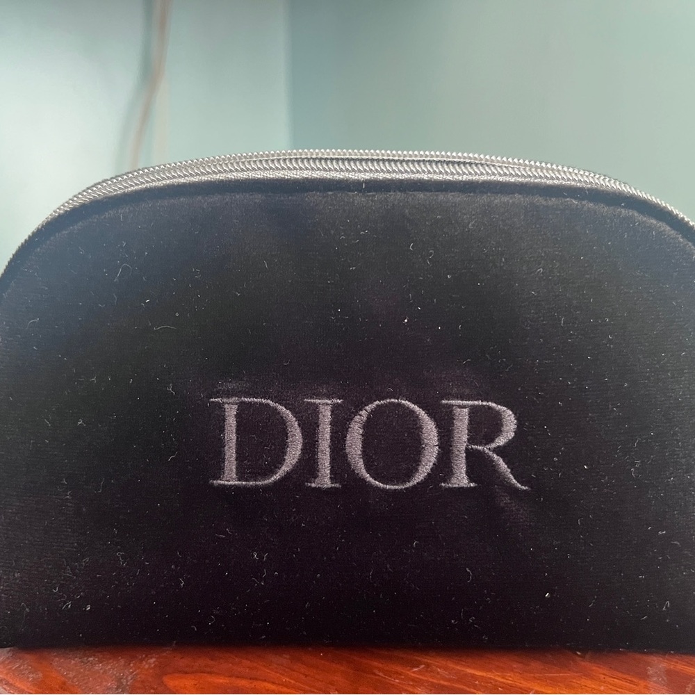 Dior Black Cosmetic Pouch